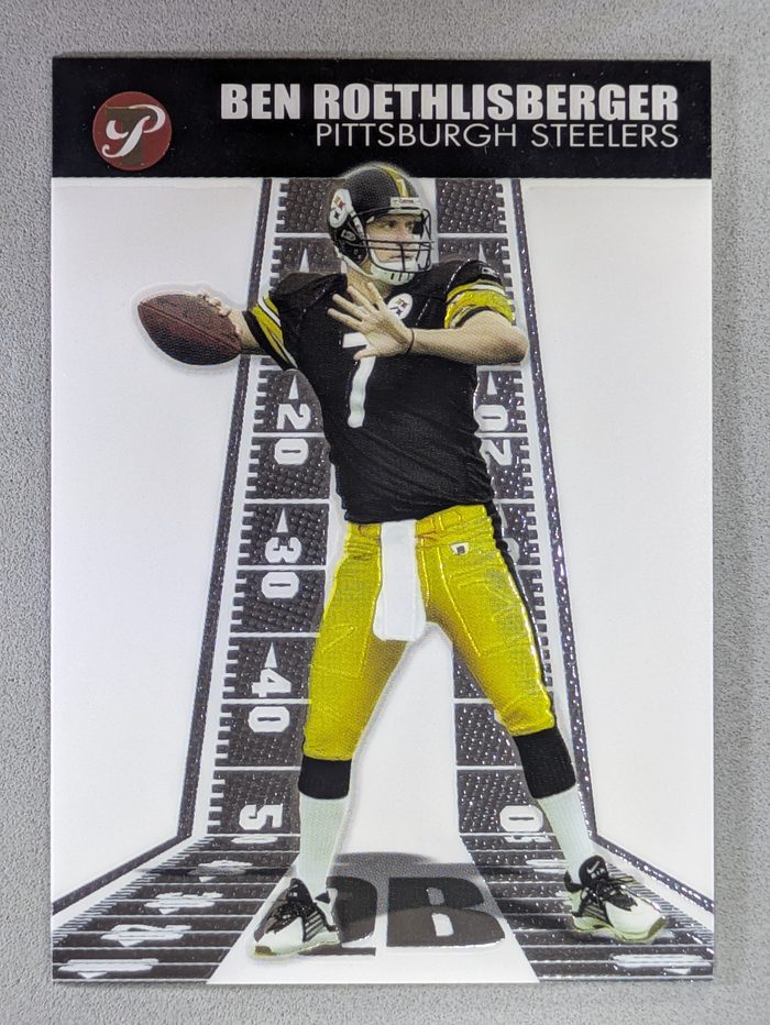 Front of the Ben Roethlisberger card, item L1-004