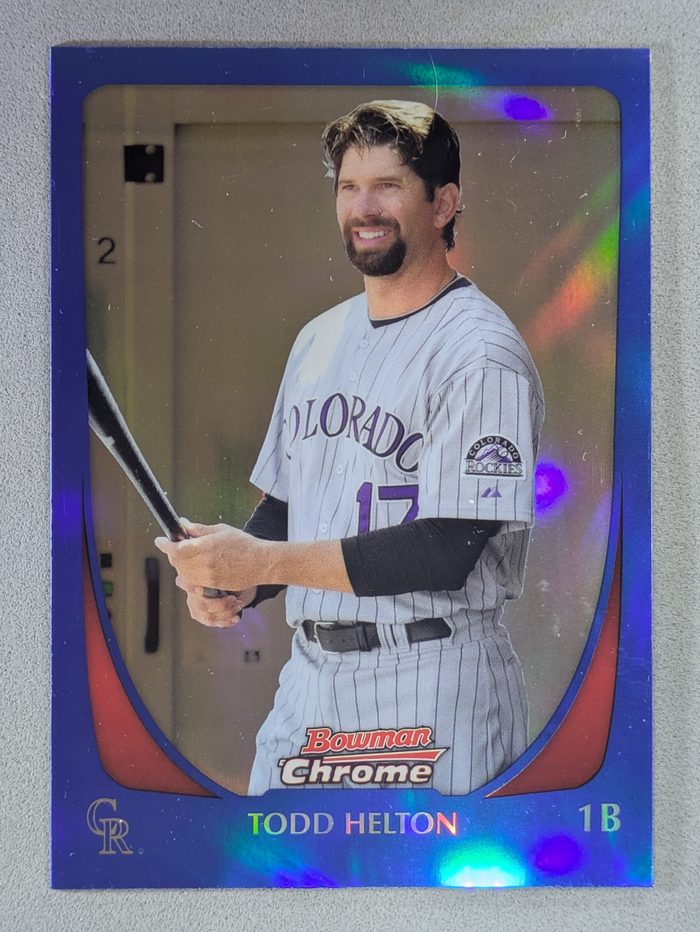 Front of the Todd Helton card, item L1-010