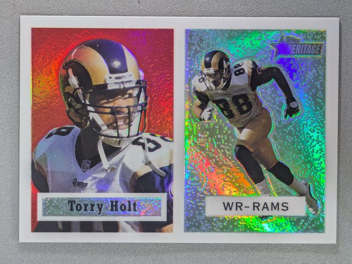 Front of the Torry Holt card, item L1-011