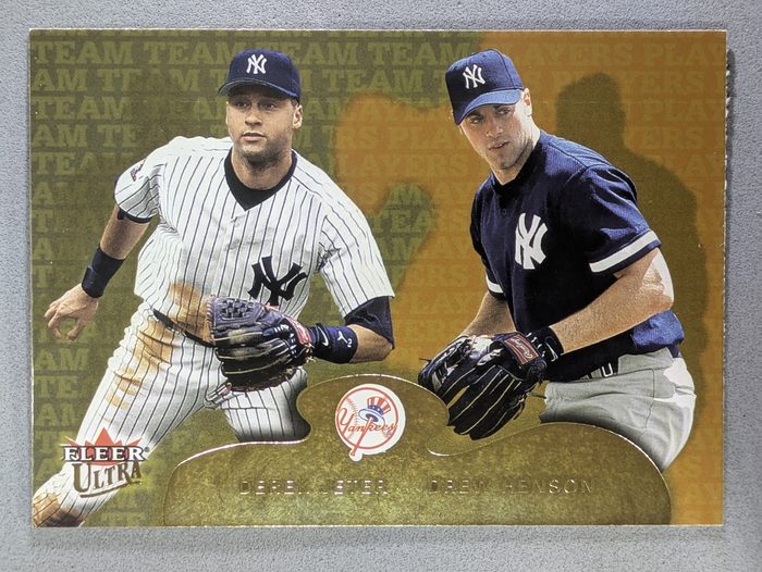 Front of the Derek Jeter/Drew Henson card, item L1-014