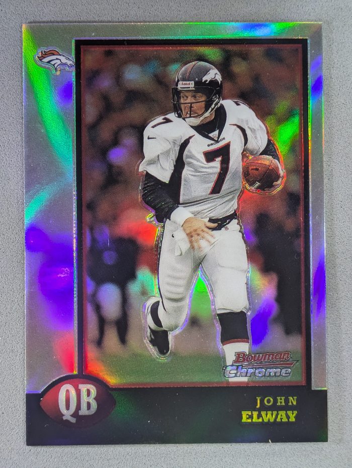 Front of the John Elway card, item L1-015
