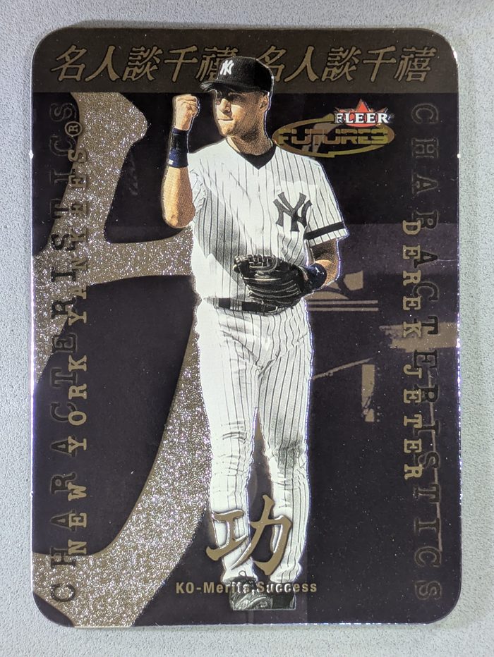 Front of the Derek Jeter card, item L1-024