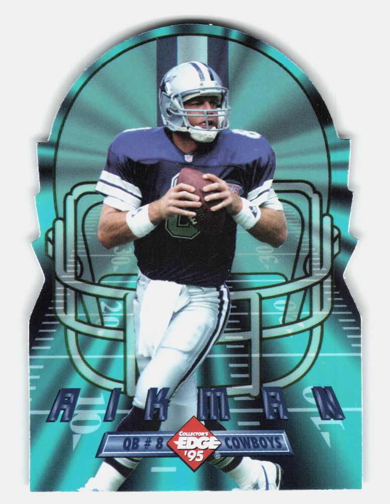 Front of the Troy Aikman card, item L10-001