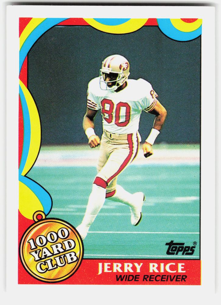 Front of the Jerry Rice card, item L10-003