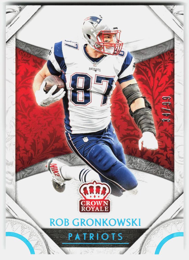 Front of the Rob Gronkowski card, item L10-005