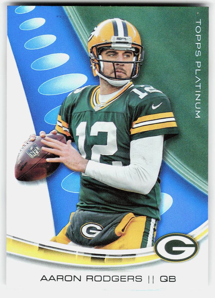 Front of the Aaron Rodgers card, item L10-006