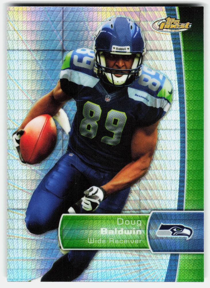 Front of the Doug Baldwin card, item L10-007