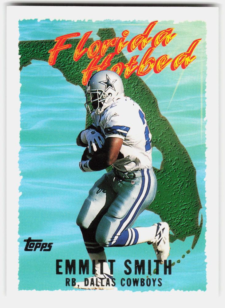 Front of the Emmitt Smith card, item L10-016