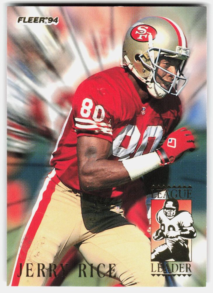 Front of the Jerry Rice card, item L10-019
