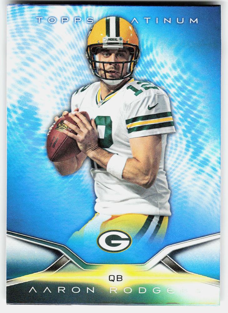 Front of the Aaron Rodgers card, item L11-007