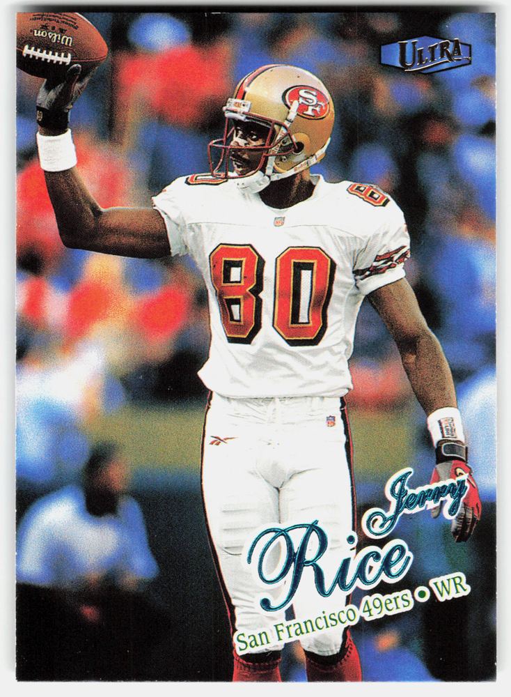 Front of the Jerry Rice card, item L11-009