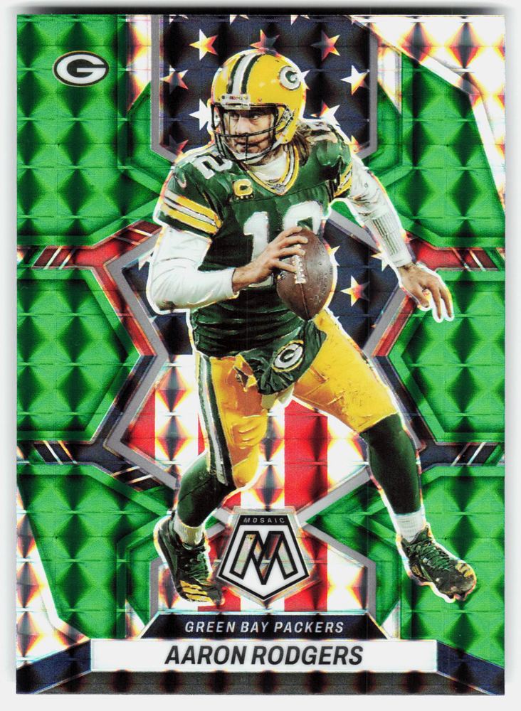 Front of the Aaron Rodgers card, item L11-022