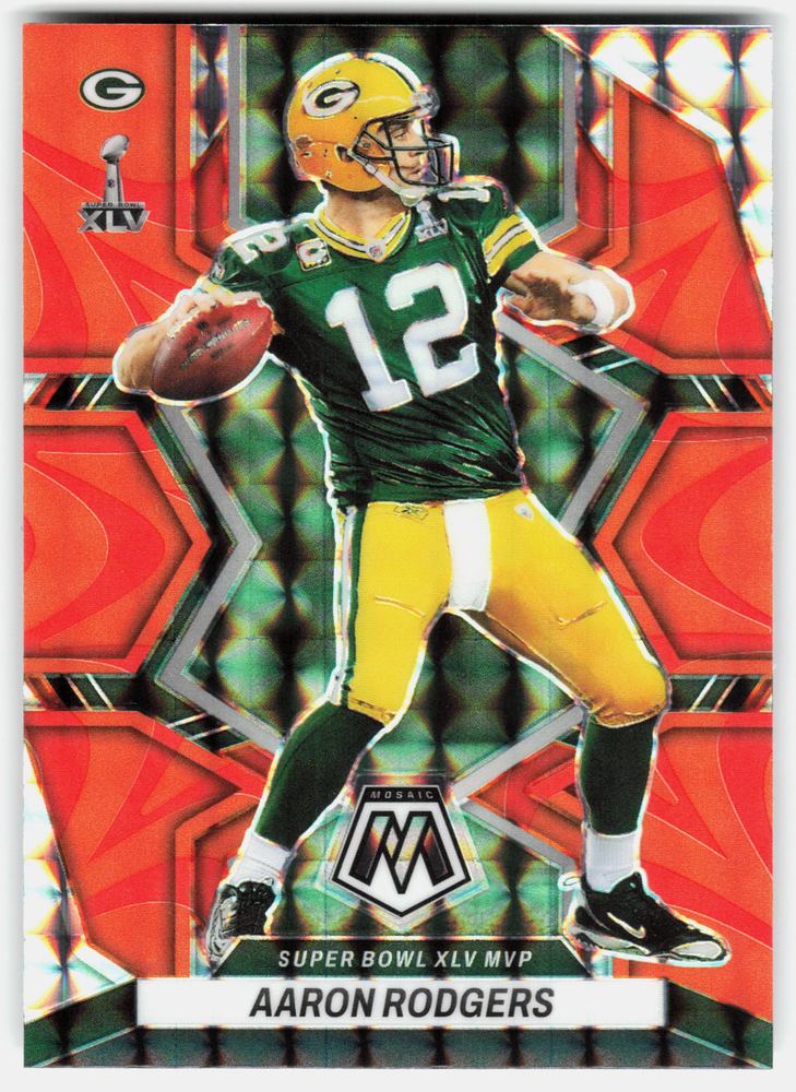 Front of the Aaron Rodgers card, item L11-024