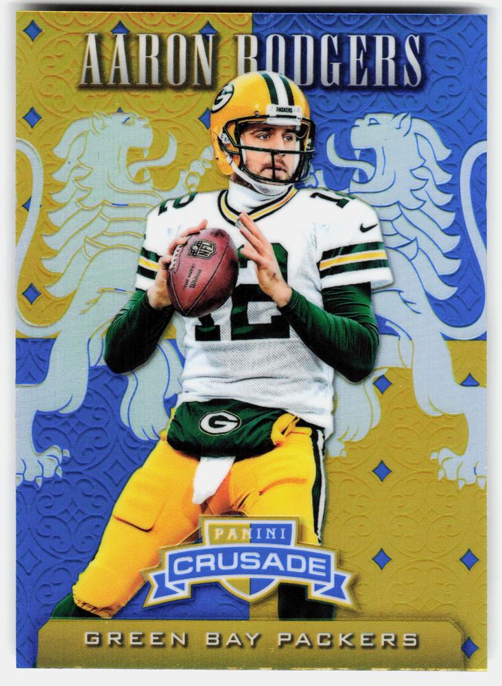 Front of the Aaron Rodgers card, item L11-026