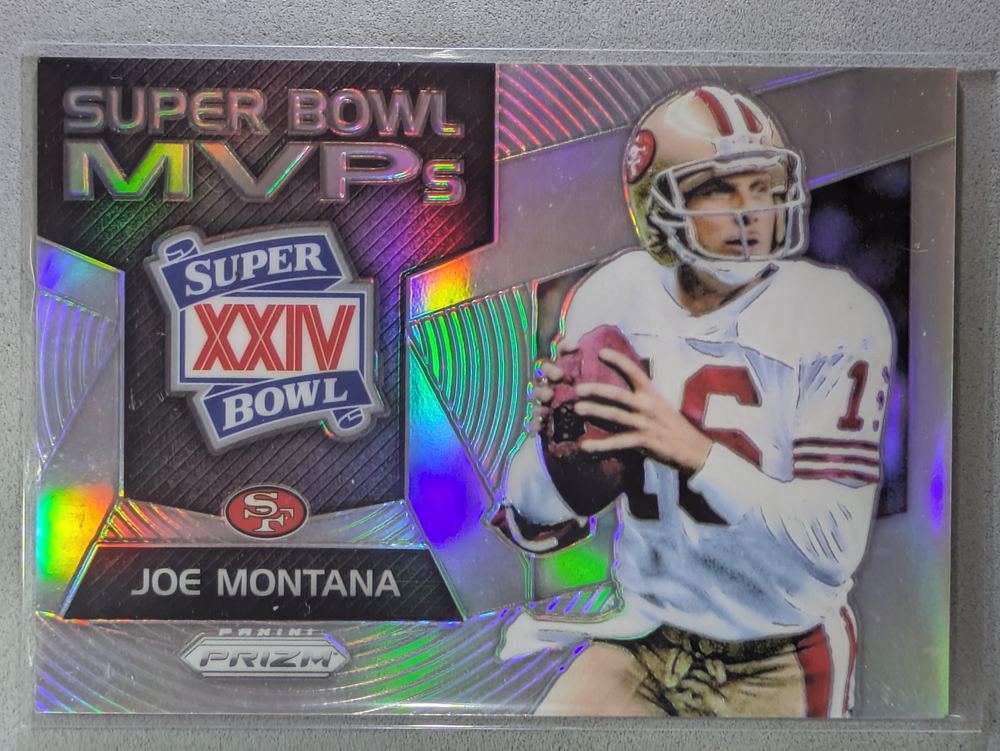 Front of the Joe Montana card, item L12-002