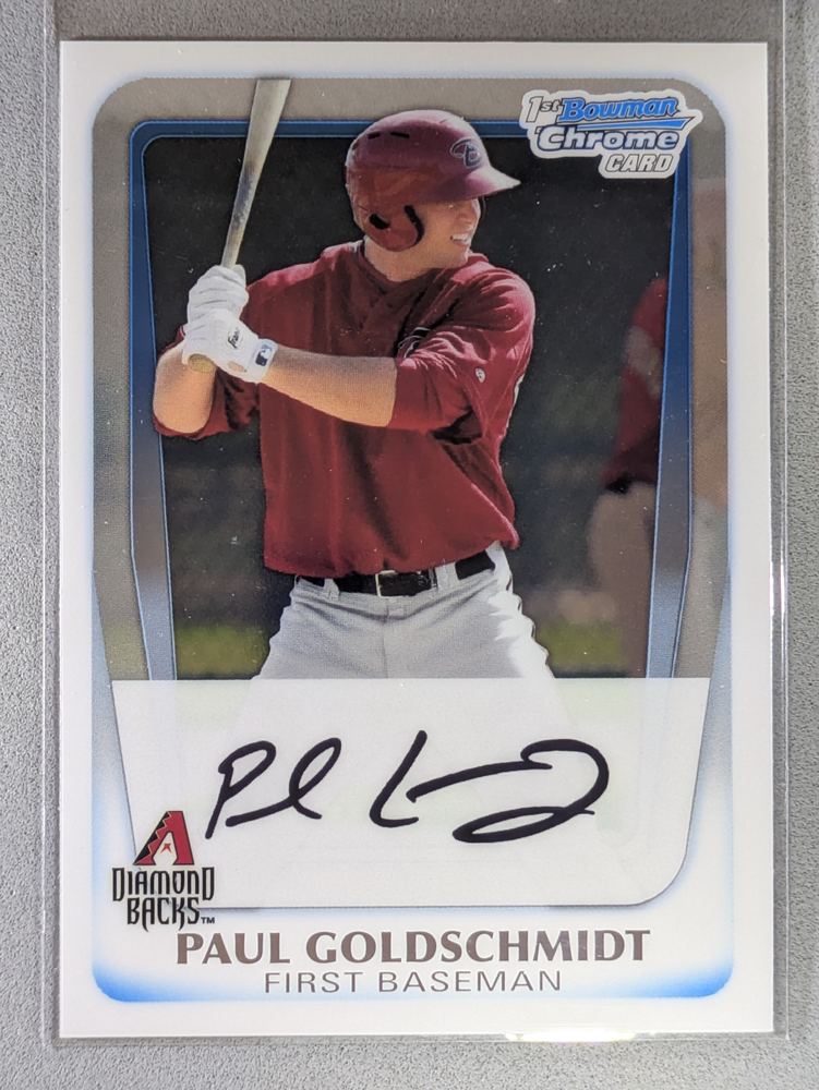 Front of the Paul Goldschmidt card, item L12-007