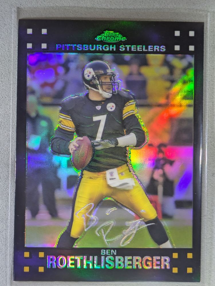 Front of the Ben Roethlisberger card, item L12-019
