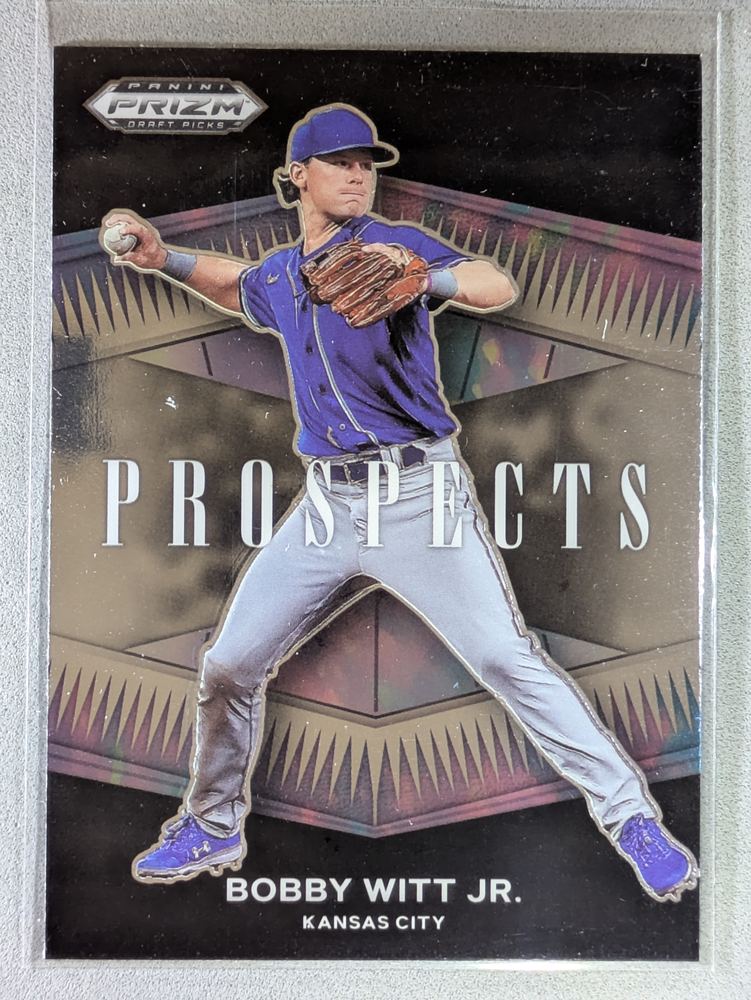 Front of the Bobby Witt Jr. card, item L12-023