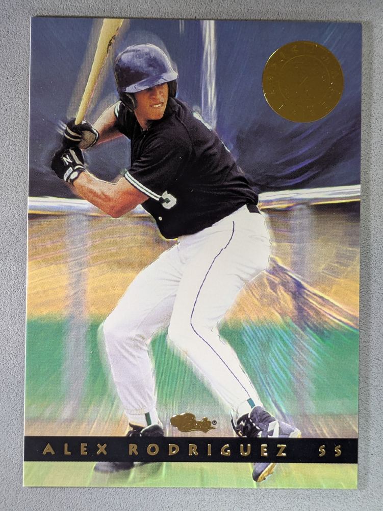 Front of the Alex Rodriguez card, item L13-002