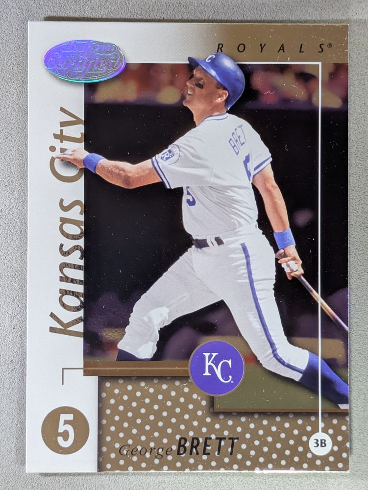 Front of the George Brett card, item L13-005