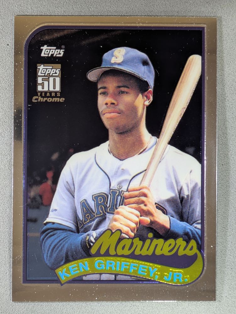 Front of the Ken Griffey, Jr. card, item L13-012