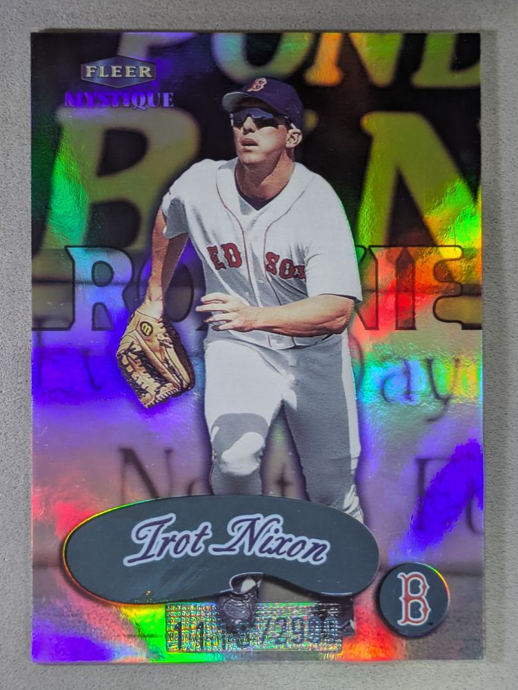Front of the Trot Nixon card, item L13-013