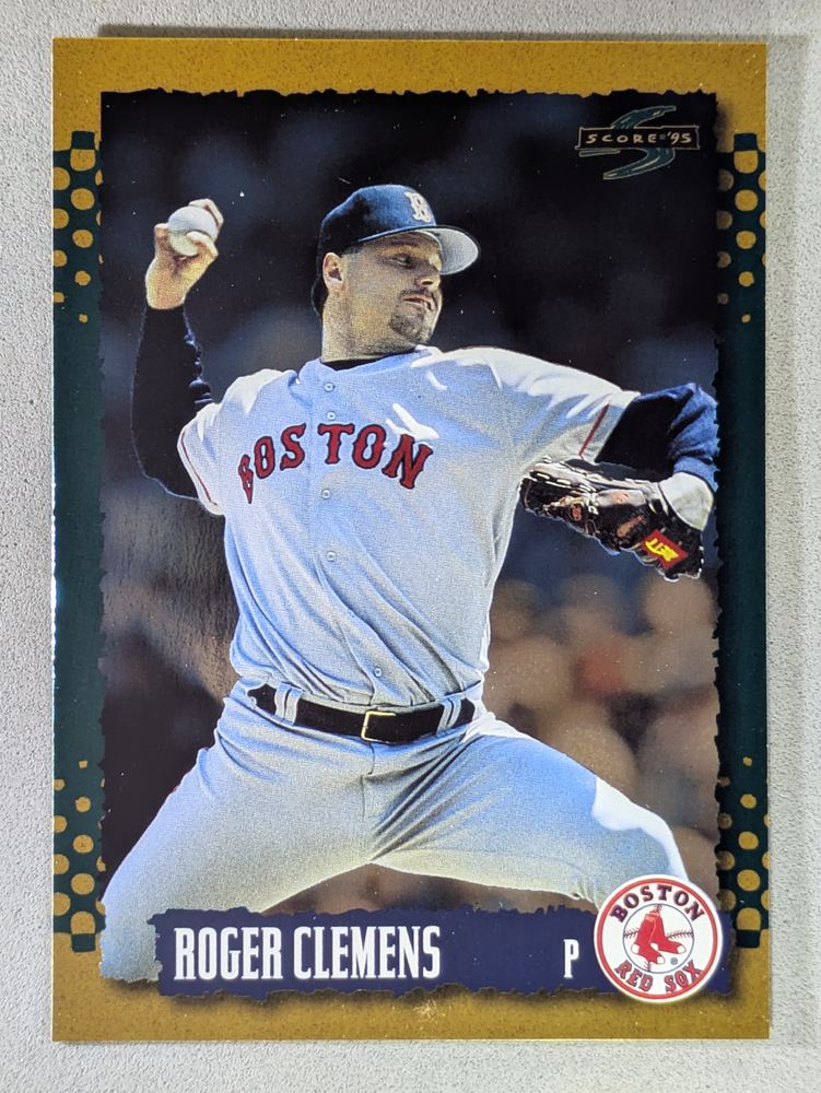 Front of the Roger Clemens card, item L13-014