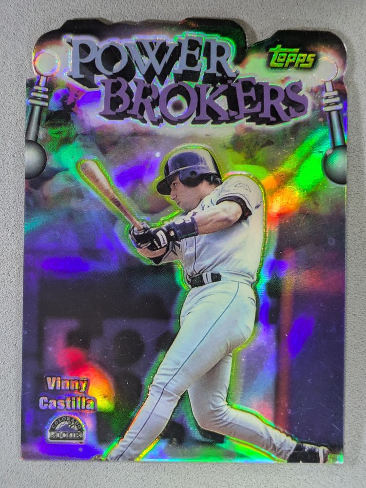Front of the Vinny Castilla card, item L13-025