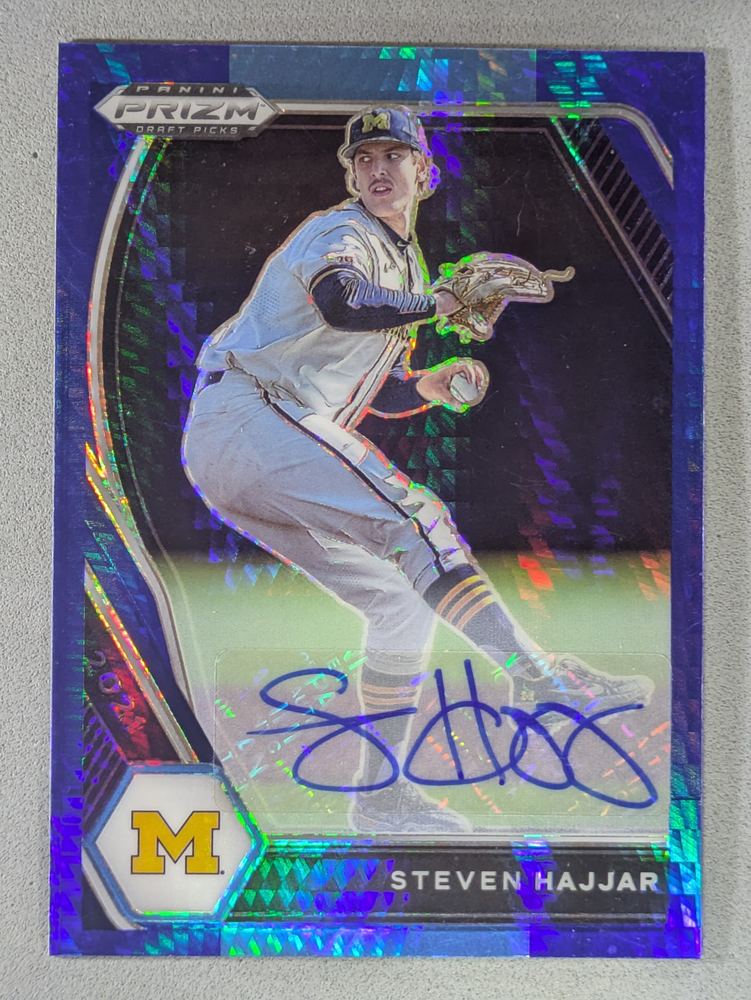 Front of the Steven Hajjar card, item L13-026