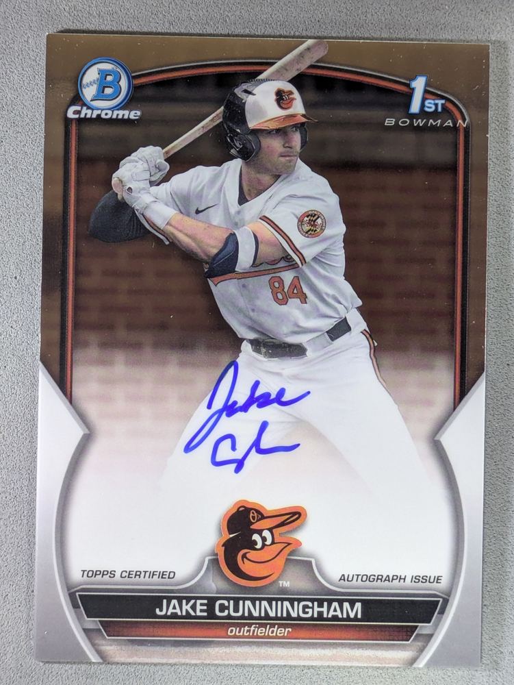 Front of the Jake Cunningham card, item L13-037