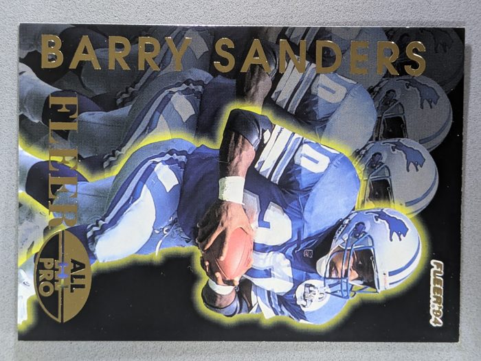 Front of the Barry Sanders card, item L2-005