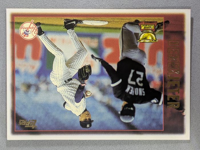 Front of the Derek Jeter card, item L2-007