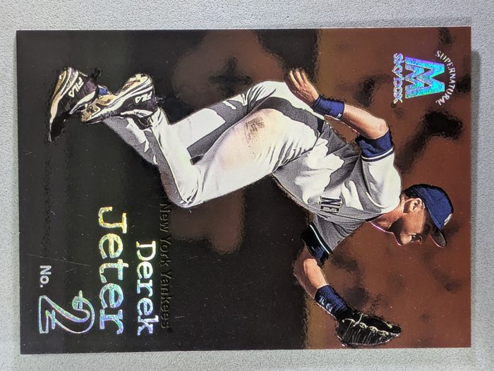 Front of the Derek Jeter card, item L2-015
