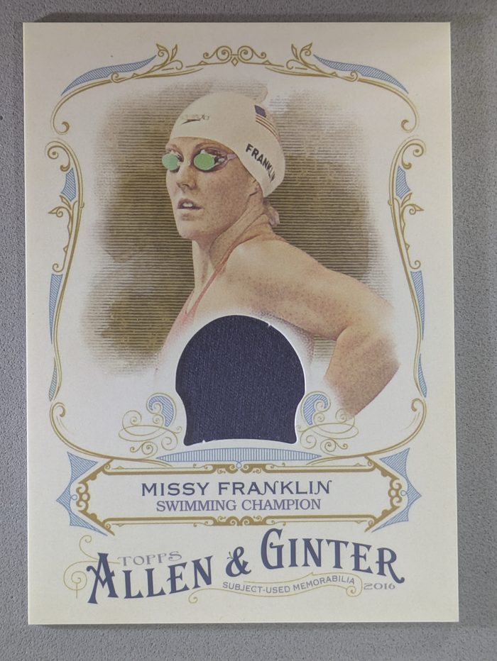 Front of the Missy Franklin card, item L2-024
