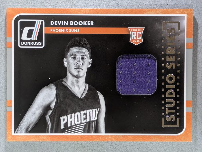 Front of the Devin Booker card, item L3-002