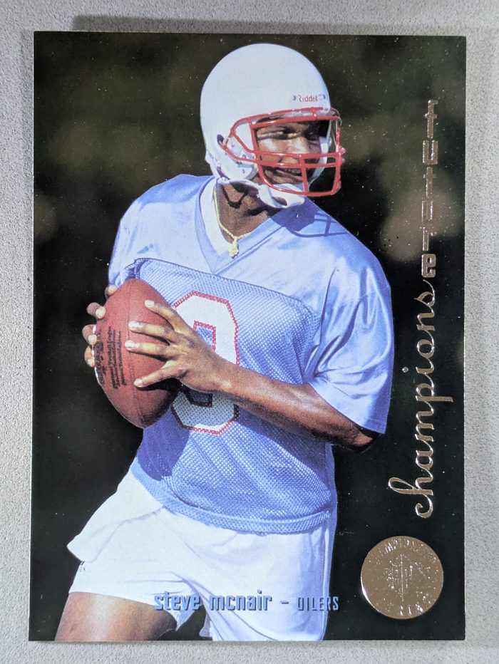 Front of the Steve McNair card, item L3-007