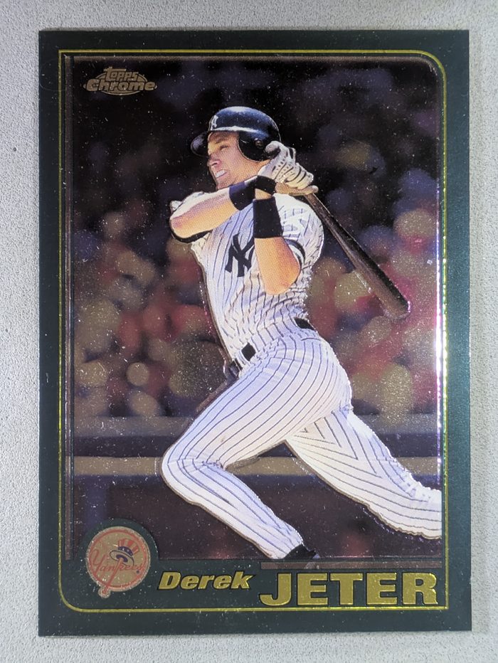 Front of the Derek Jeter card, item L3-010