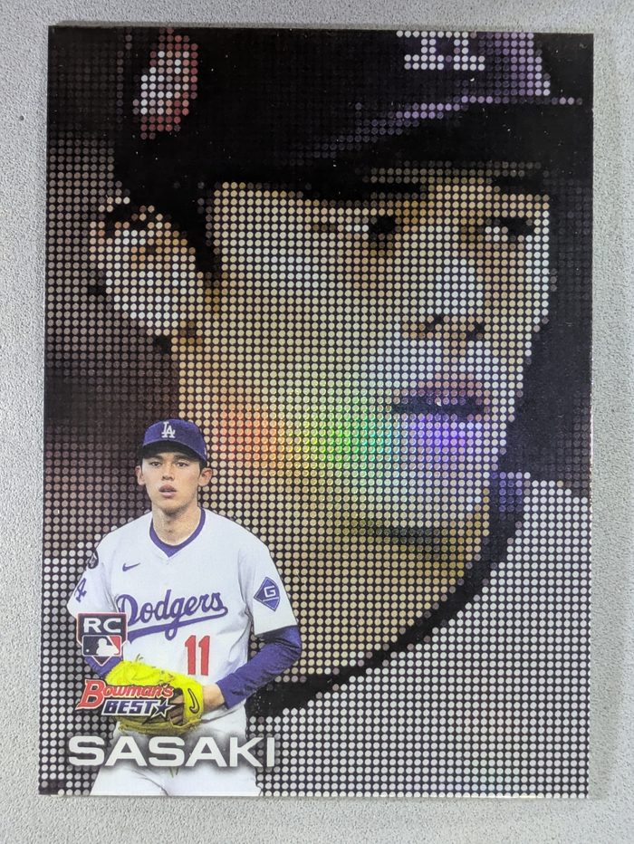 Front of the Roki Sasaki card, item L3-016