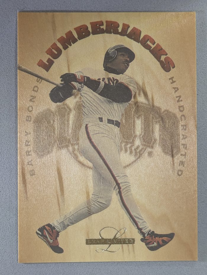 Front of the Barry Bonds card, item L4-001