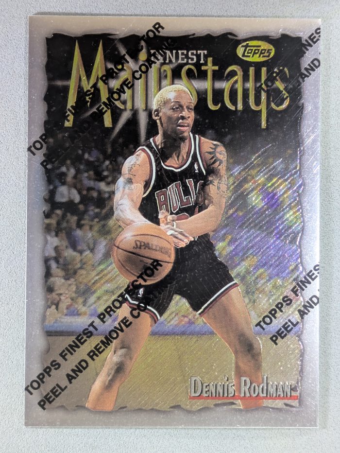 Front of the Dennis Rodman card, item L4-012