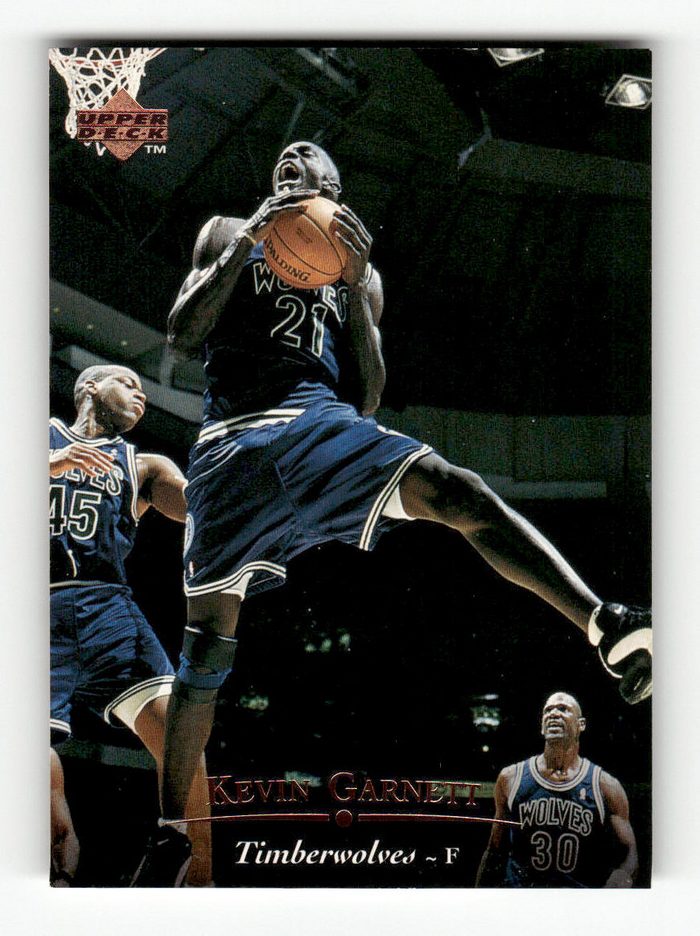 Front of the Kevin Garnett card, item L4-013