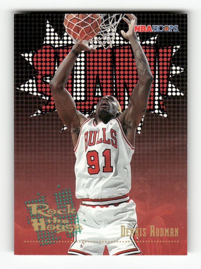 Front of the Dennis Rodman card, item L4-015