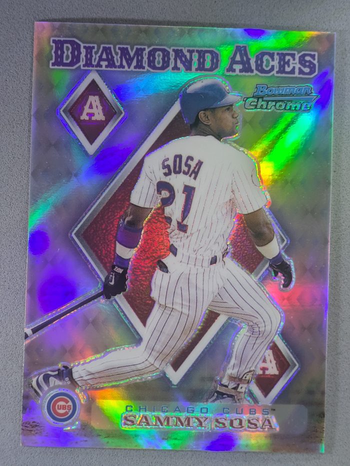 Front of the Sammy Sosa card, item L4-030