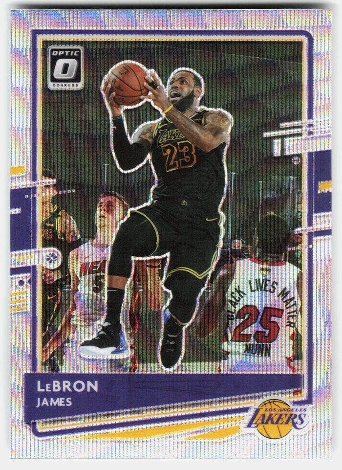 Front of the LeBron James card, item L5-008