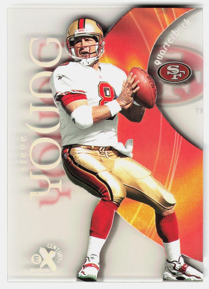 Front of the Steve Young card, item L5-009