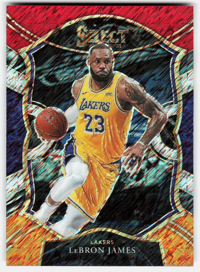 Front of the LeBron James card, item L5-010