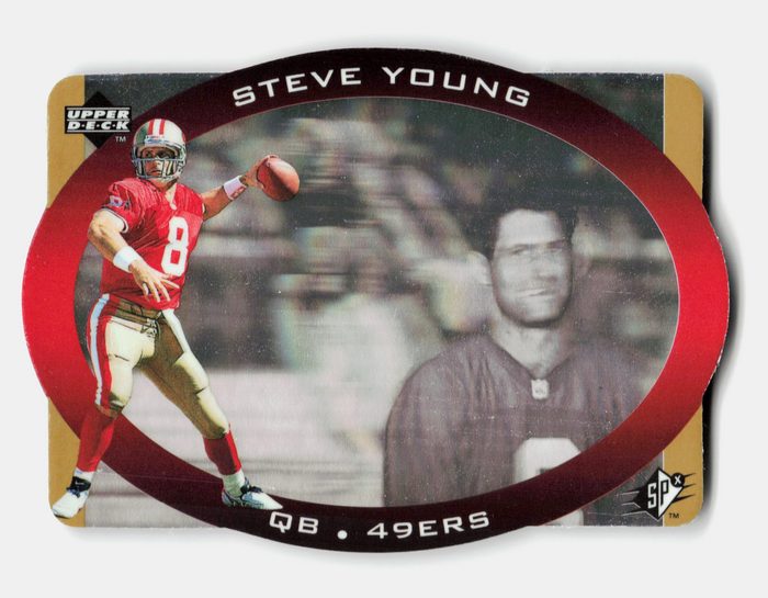 Front of the Steve Young card, item L5-013