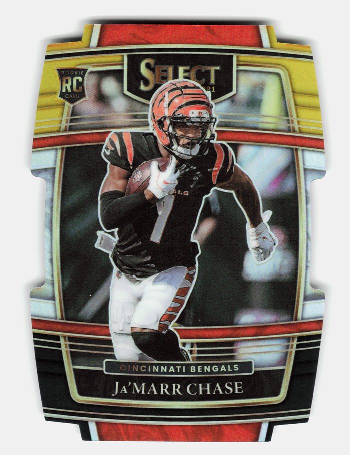 Front of the Ja'Marr Chase card, item L5-014