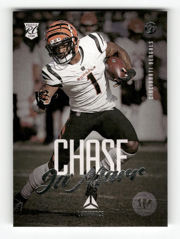 Front of the Ja'Marr Chase card, item L5-018