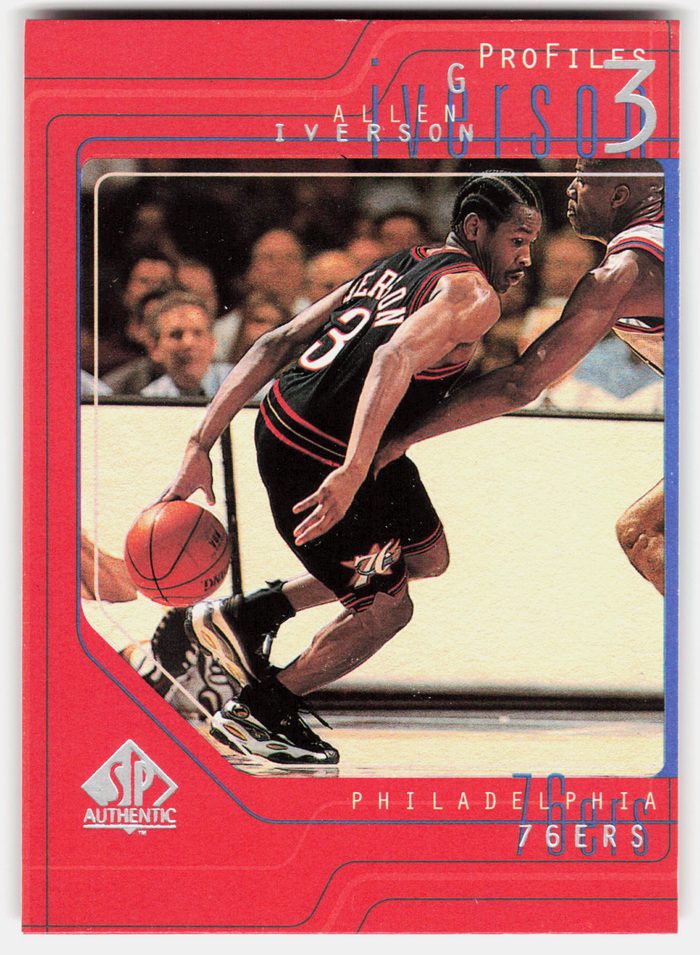 Front of the Allen Iverson card, item L5-024